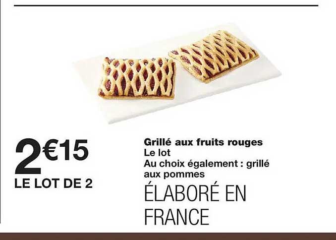 Grillé aux fruits rouges