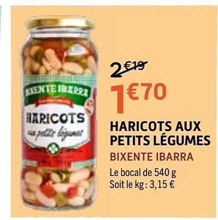 HARICOTS AUX PETITS LÉGUMES BIXENTE IBARRA