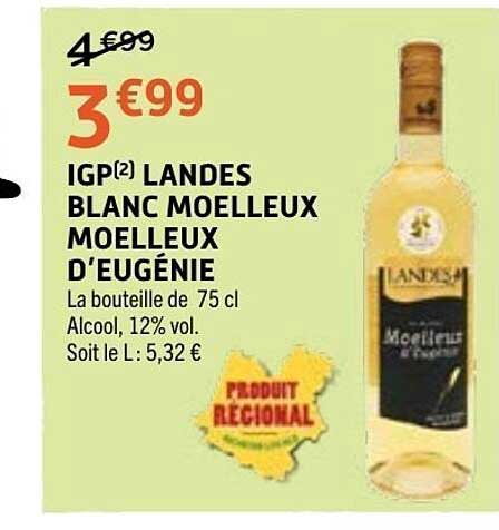 IGP LANDES BLANC MOELLEUX D’EUGÉNIE