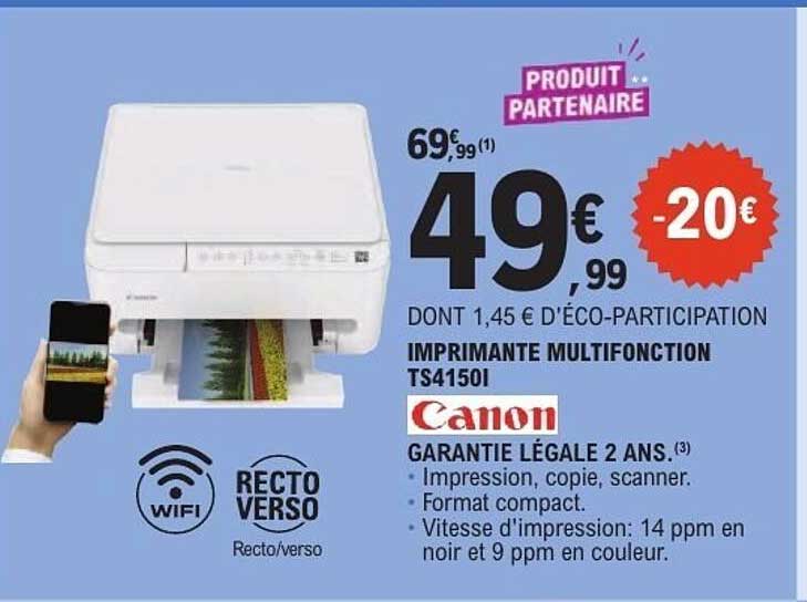 IMPRIMANTE MULTIFONCTION TS4150I