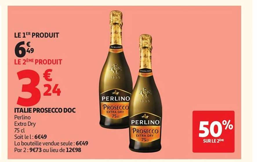 ITALIE PROSECCO DOC Perlino Extra Dry 75 cl