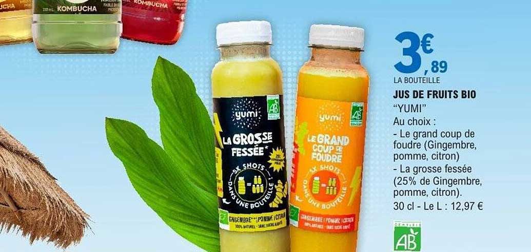 JUS DE FRUITS BIO "YUMI"