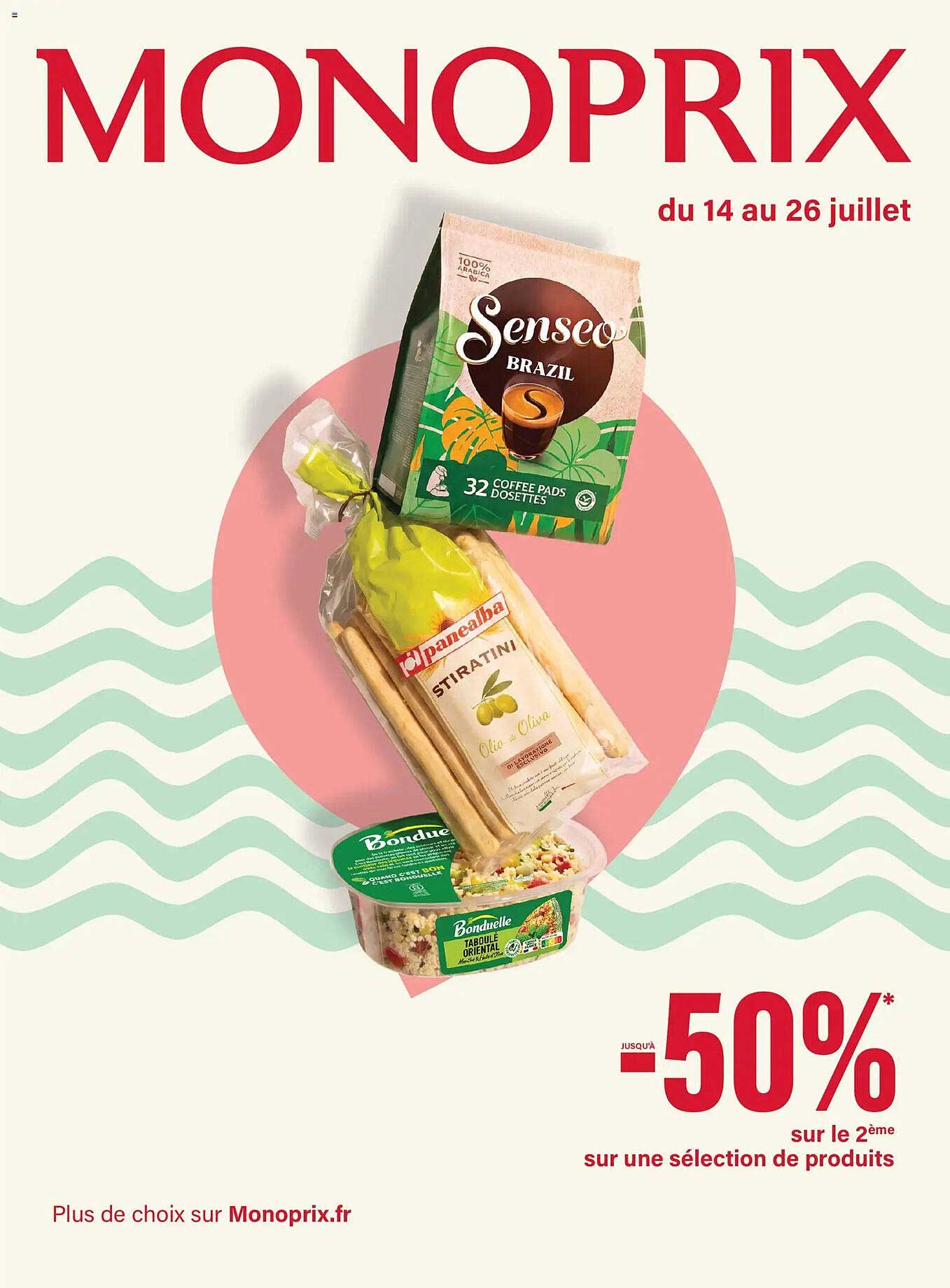 JUSQU'À -50%* sur le 2ème sur une sélection de produits