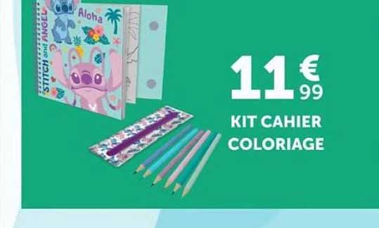 KIT CAHIER COLORIAGE
