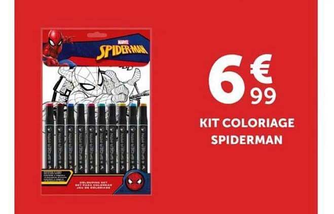 KIT COLORIAGE SPIDERMAN