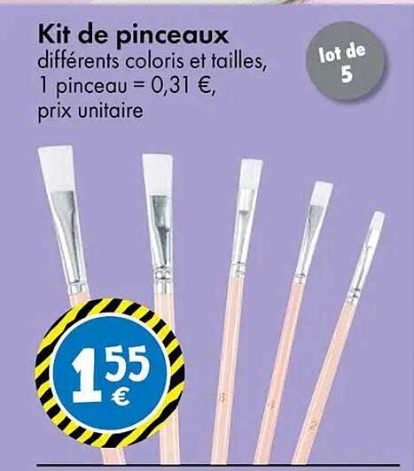 Kit de pinceaux