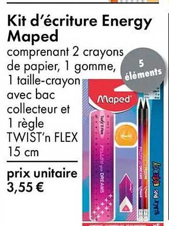 Kit d’écriture Energy Maped