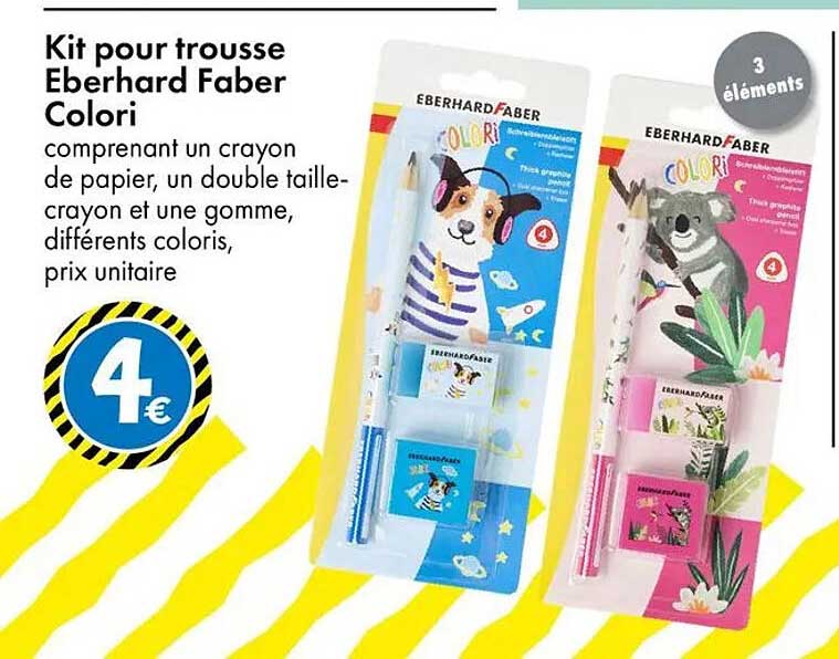 Kit pour trousse Eberhard Faber Colori