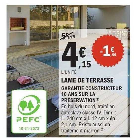 LAME DE TERRASSE