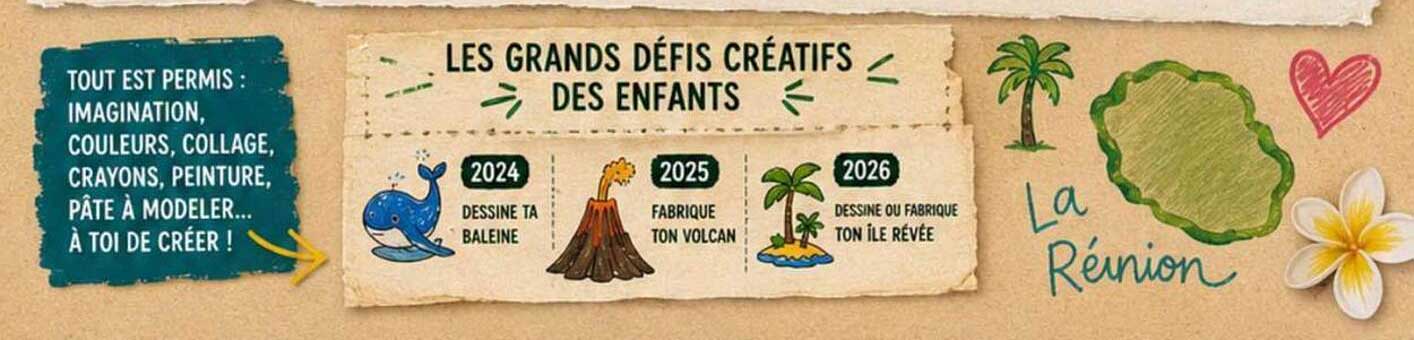 LES GRANDS DÉFIS CRÉATIFS DES ENFANTS