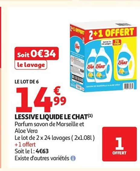 LESSIVE LIQUIDE LE CHAT