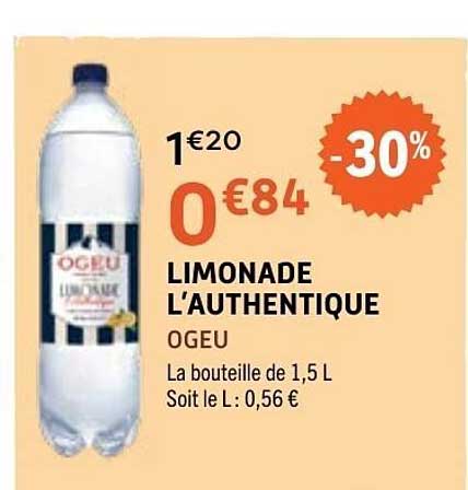 LIMONADE L'AUTHENTIQUE OGEU