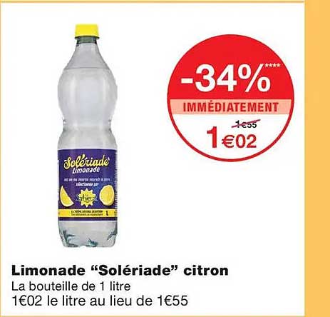 Limonade “Solériade” citron