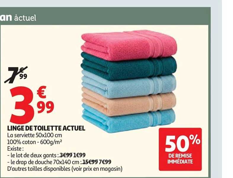 LINGE DE TOILETTE ACTUEL