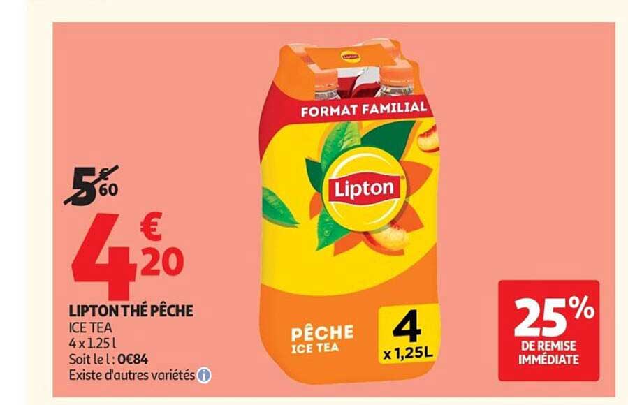 LIPTON THÉ PÊCHE