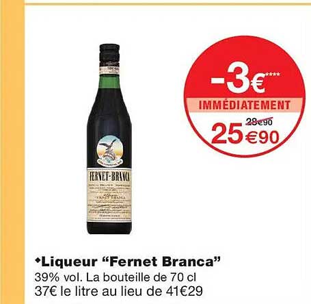 Liqueur “Fernet Branca”