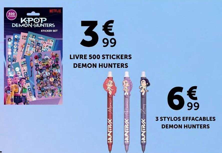LIVRE 500 STICKERS DEMON HUNTERS