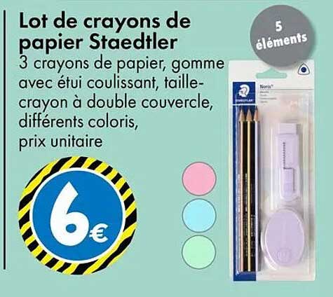 Lot de crayons de papier Staedtler