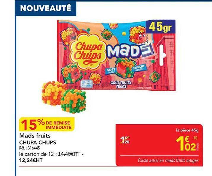 Mads fruits CHUPA CHUPS
