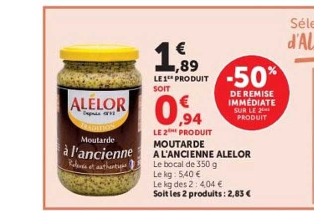 MOUTARDE A L'ANCIENNE ALELOR
