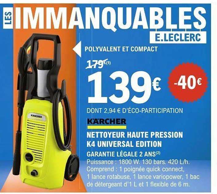 NETTOYEUR HAUTE PRESSION K4 UNIVERSAL EDITION