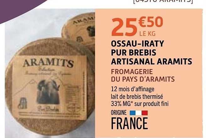 OSSAU-IRATY PUR BREBIS ARTISANAL ARAMITS