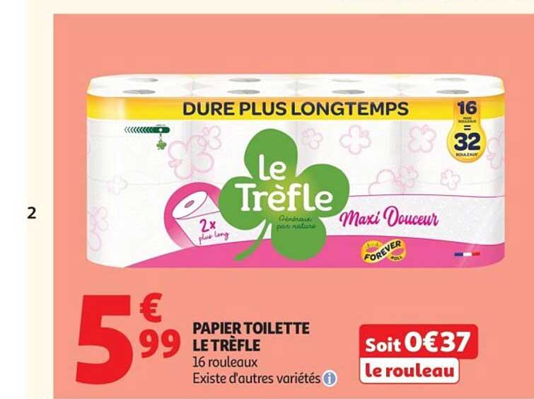 PAPIER TOILETTE LE TRÈFLE