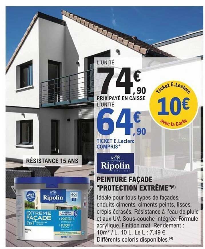 PEINTURE FAÇADE "PROTECTION EXTRÊME"