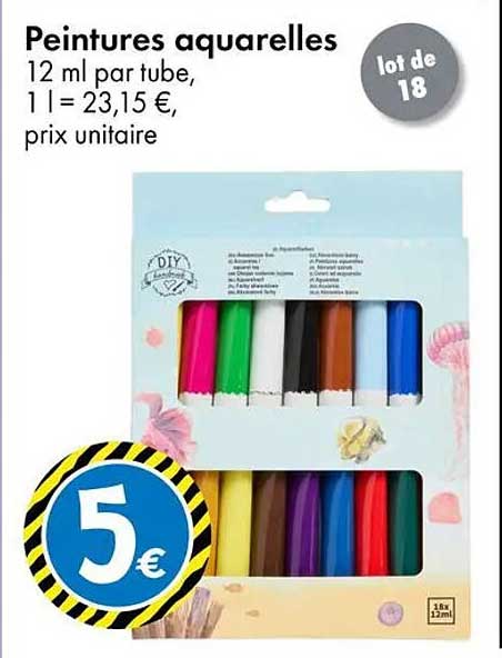 Peintures aquarelles