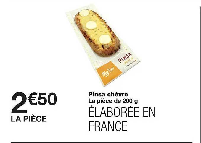 Pinsa chèvre