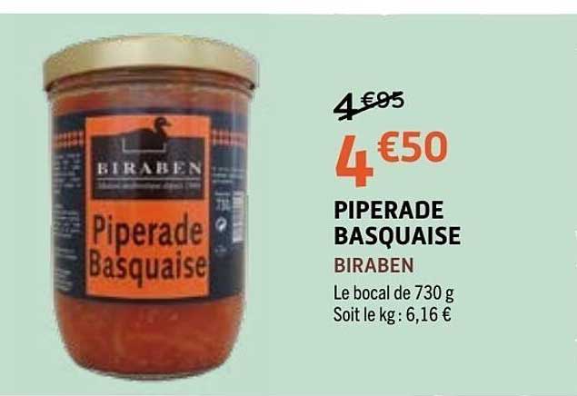 PIPERADE BASQUAISE BIRABEN