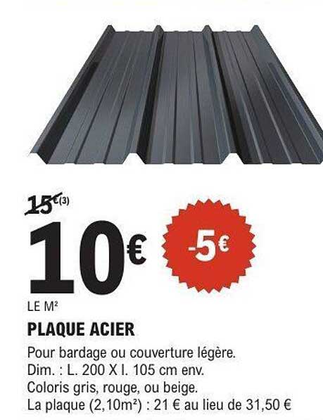 PLAQUE ACIER