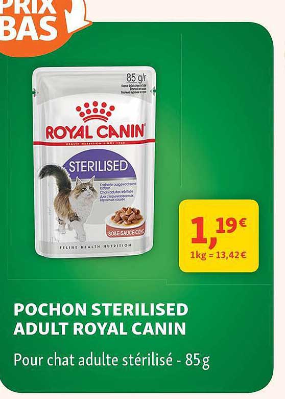 POCHON STERILISED ADULT ROYAL CANIN