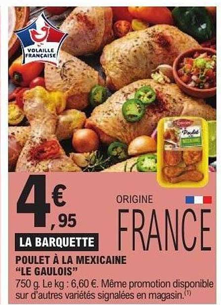 POULET À LA MEXICAINE "LE GAULOIS"