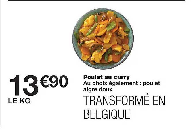 Poulet au curry