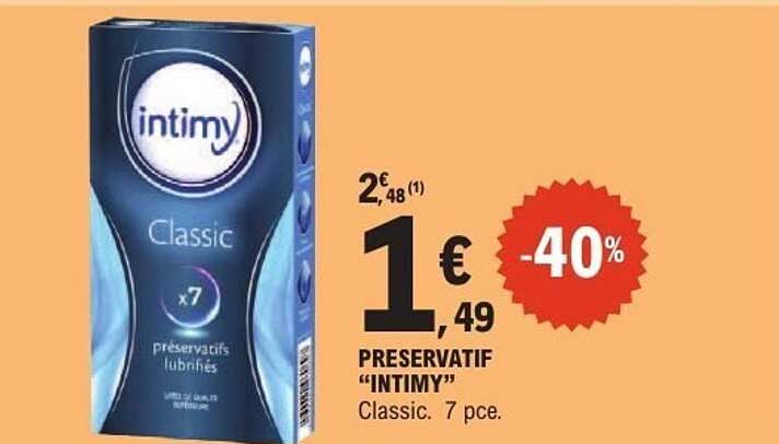 PRESERVATIF “INTIMY” Classic. 7 pce.