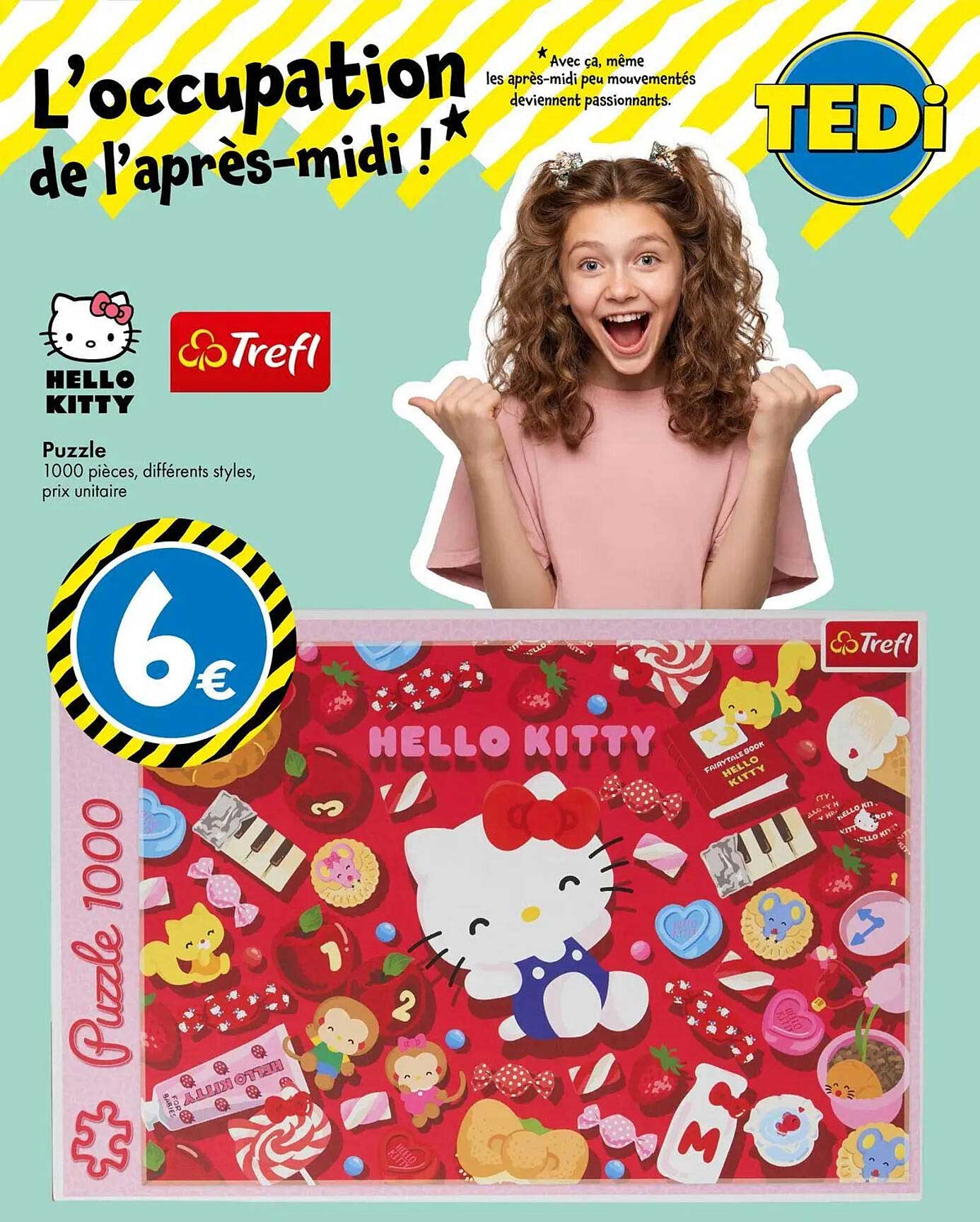 Puzzle 1000 pièces, différents styles, prix unitaire