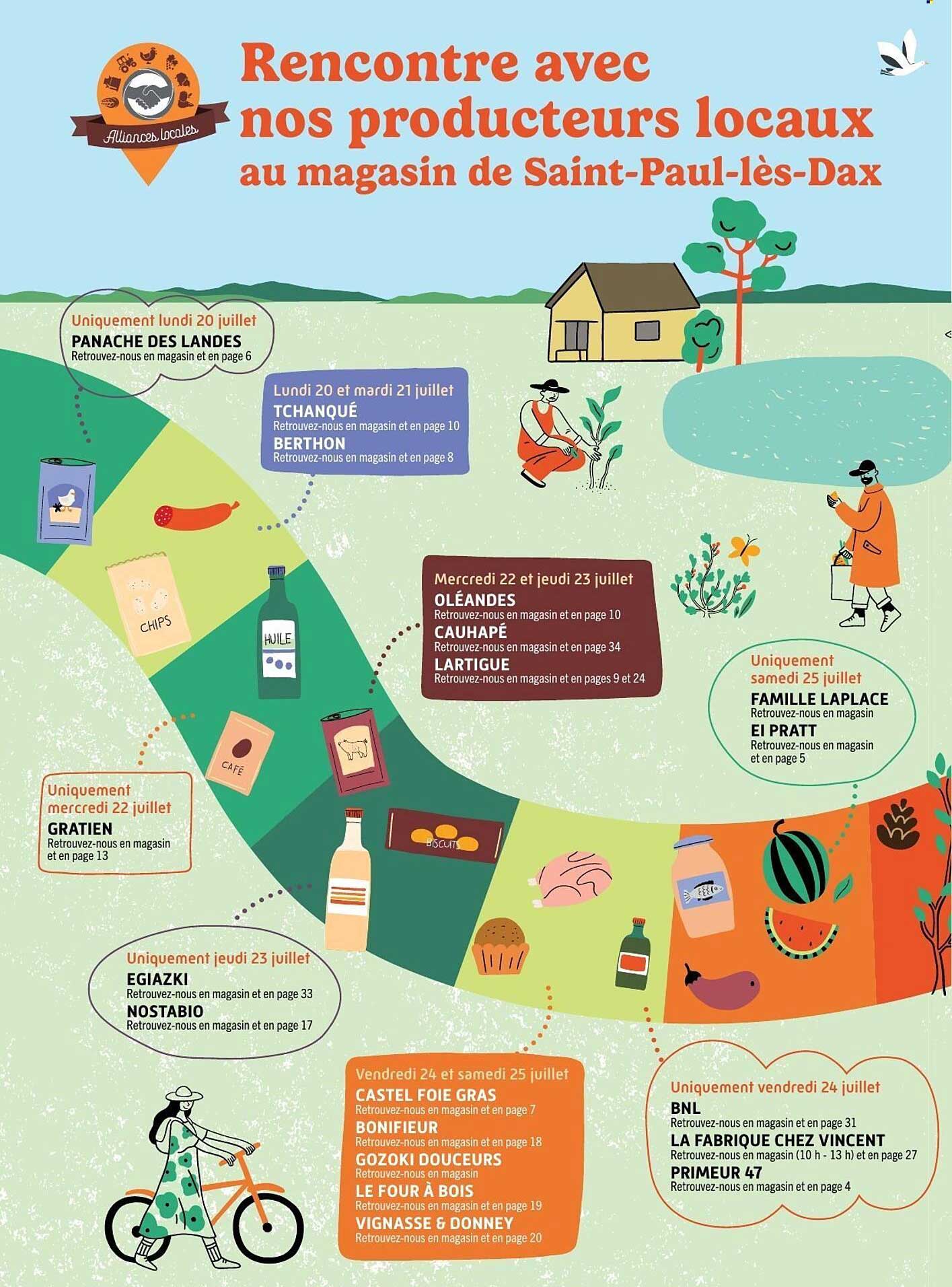 Rencontre avec nos producteurs locaux au magasin de Saint-Paul-lès-Dax