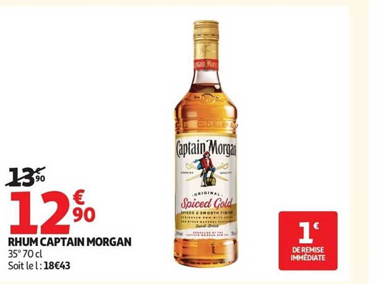 RHUM CAPTAIN MORGAN 35° 70 cl