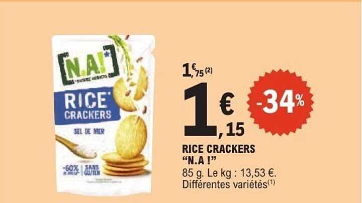 RICE CRACKERS “N.A !”