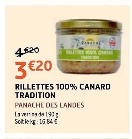 RILLETTES 100% CANARD TRADITION