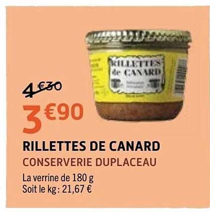 RILLETTES DE CANARD