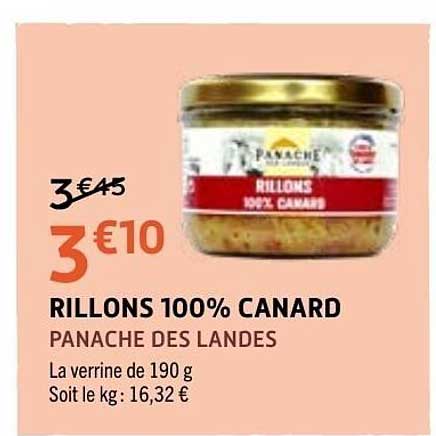 RILLONS 100% CANARD