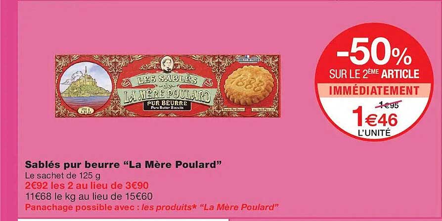Sablés pur beurre “La Mère Poulard”