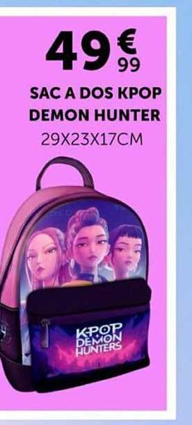 SAC A DOS KPOP DEMON HUNTER