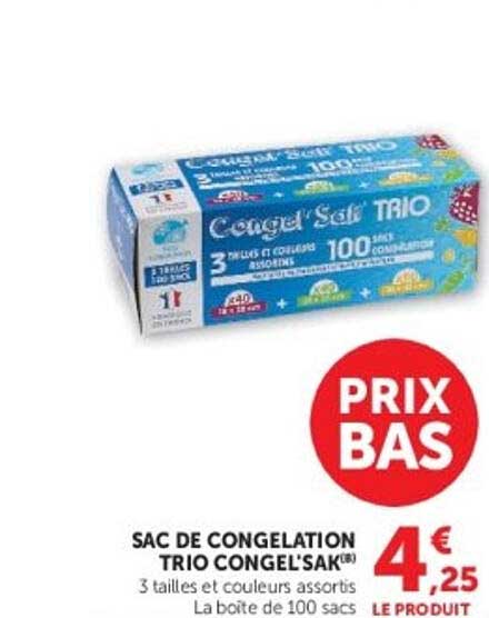 SAC DE CONGELATION TRIO CONGEL'SAK®