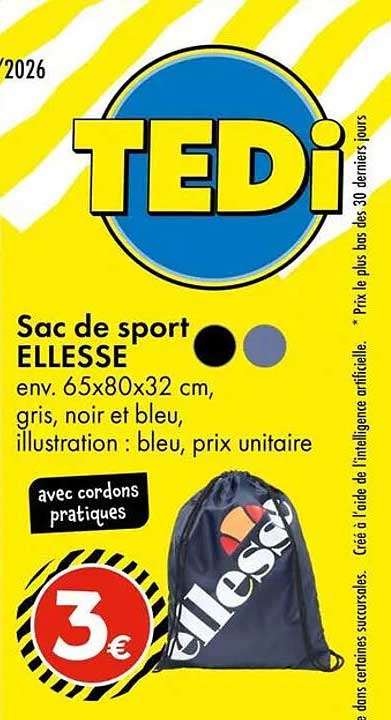 Sac de sport ELLESSE