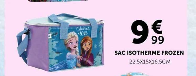 SAC ISOTHERME FROZEN 22.5X15X16.5CM