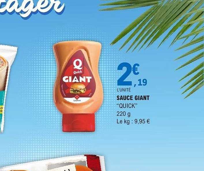 SAUCE GIANT "QUICK"