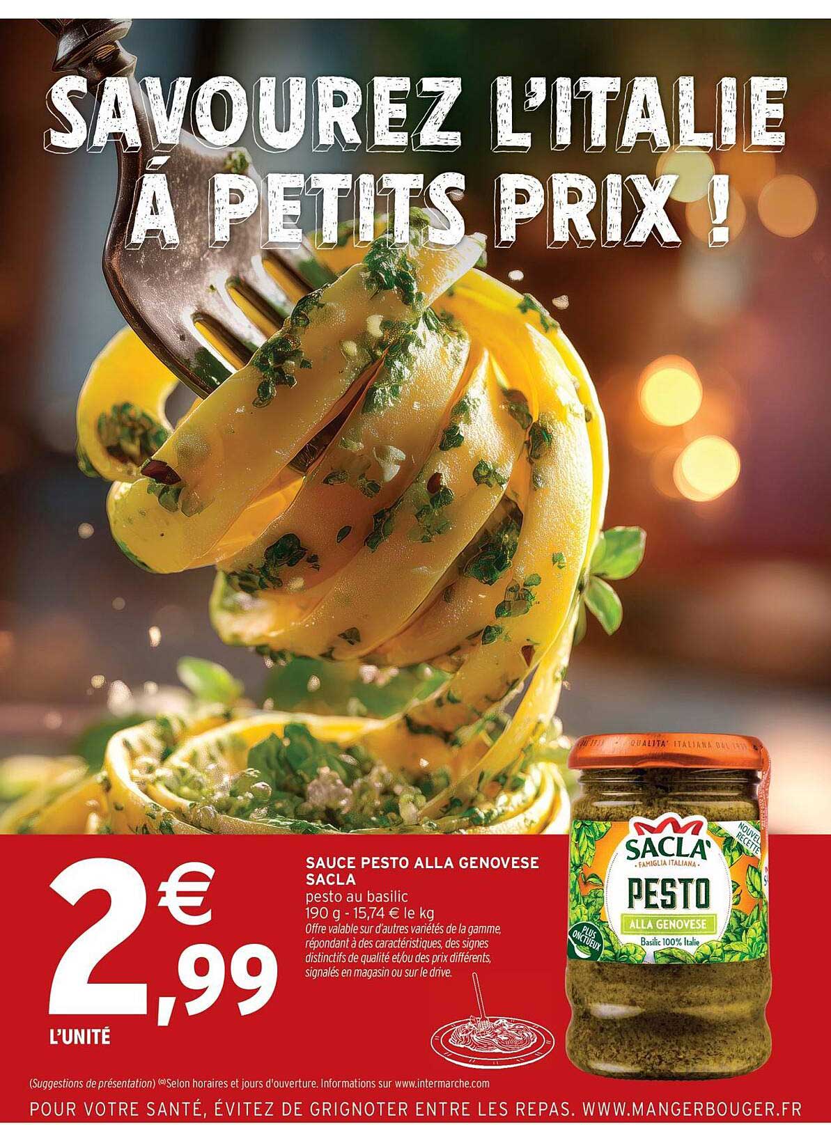 SAUCE PESTO ALLA GENOVESE SACLA